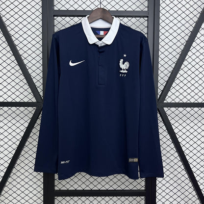 Camisa França 2014 Titular - Versão Retro Manga Longa