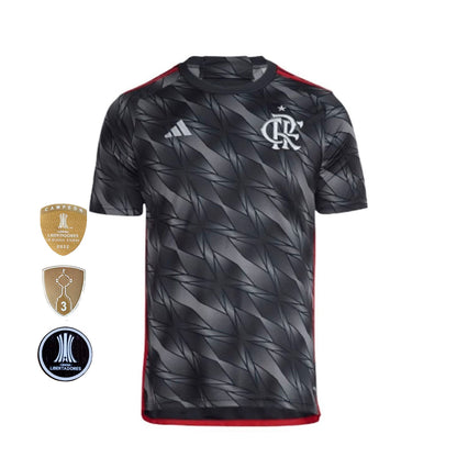 Camisa CRF Third 24/25 - Cinza e Vermelha