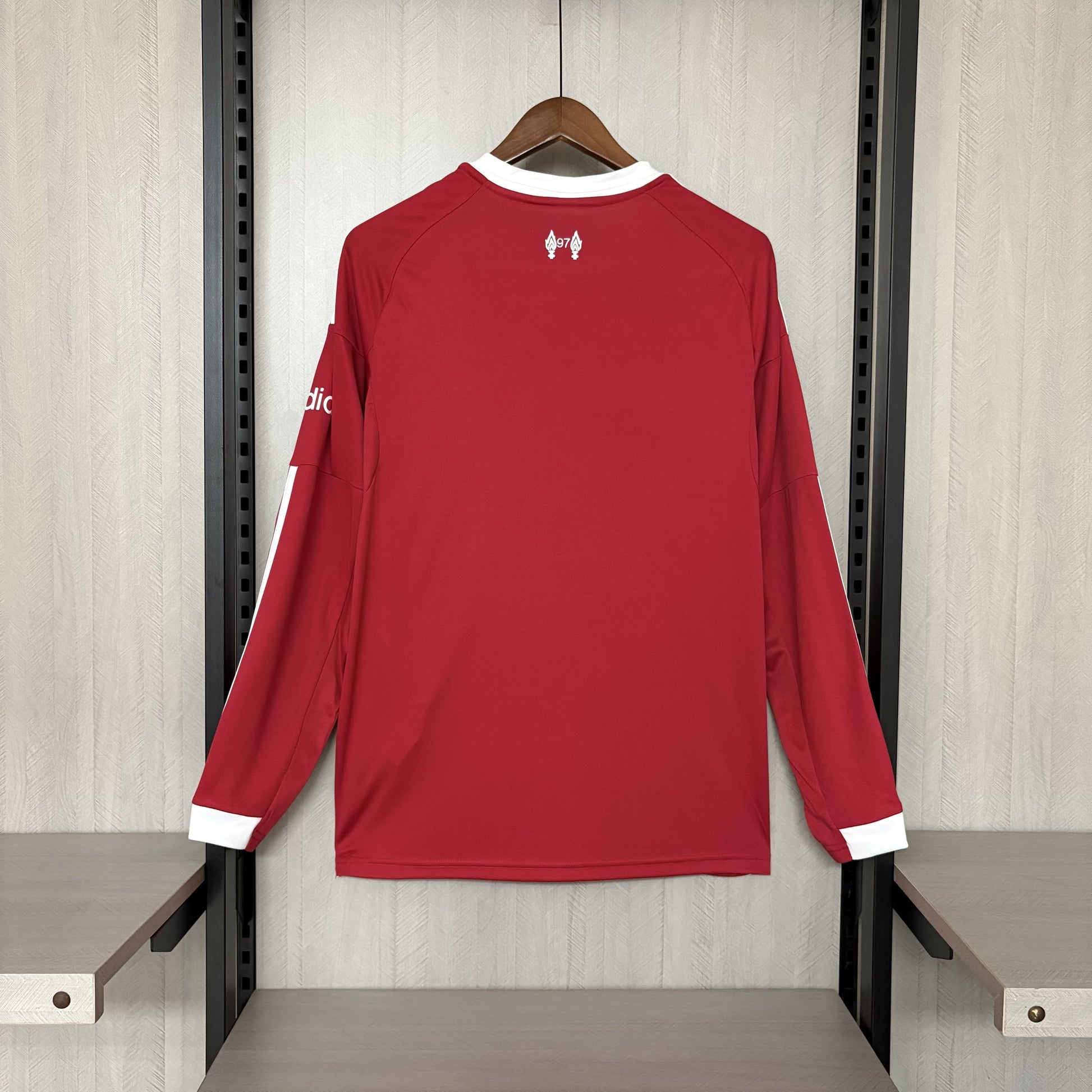 Camisa Liverpool 25/26 - Versão Manga Longa vermelha