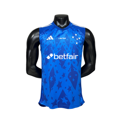 Camisa Regata Cruzeiro Titular 24/25 - Azul