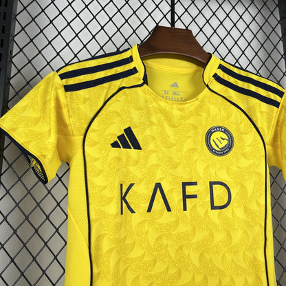Conjunto Al Nassr 25/26 - Amarelo e preto