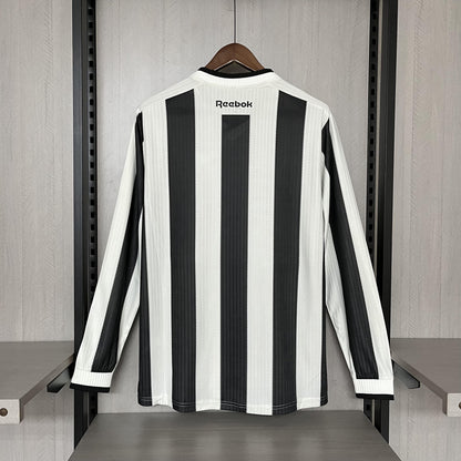 Camisa Botafogo Titular 24/25 Manga Longa - Preta e Branca
