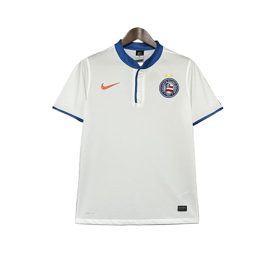 Camisa Bahia Titular 13/14 - Versão Retrô Branca