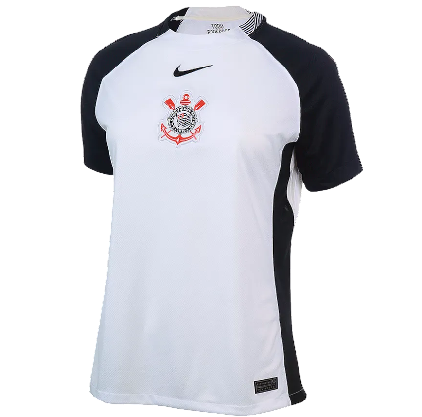 Camisa Corinthians Titular 25/26 - Versão Feminina Baby Look