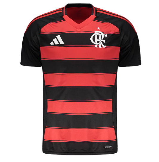 Camisa Flamengo Titular 25/26 - Vermelha e Preta