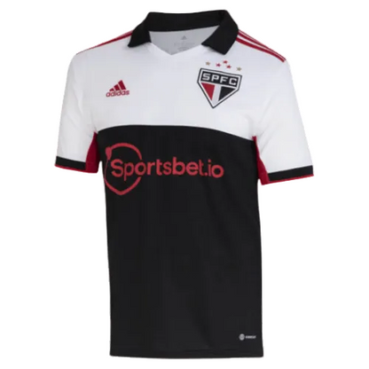 Camisa São Paulo Third 22/23 - Branca e Preta