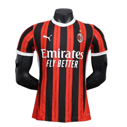 Camisa AC Milan I Home Puma Jogador 2024/25 Masculino Vermelho e Preto