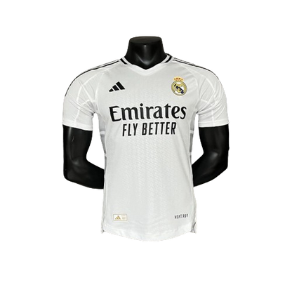 Camisa Real Madrid I Home 2024/25 Jogador Masculino Branco