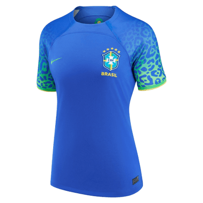 Camisa Brasil Away 2022 Feminina - Azul