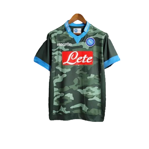 Camisa Napoli Retrô Macron 13/14 Verde