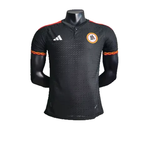 Camisa Roma III 23/24 Adidas Jogador Masculino Preto