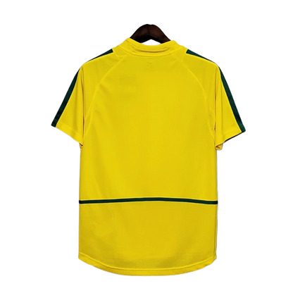 Camisa Brasil Titular 2002/03 - Versão Retrô Amarela