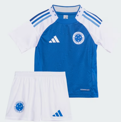 Conjunto Infantil Cruzeiro Titular 25/26 - Azul