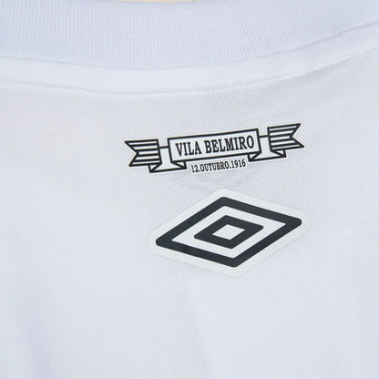 Camisa Santos Titular 24/25 - Versão Feminina Baby Look Branca