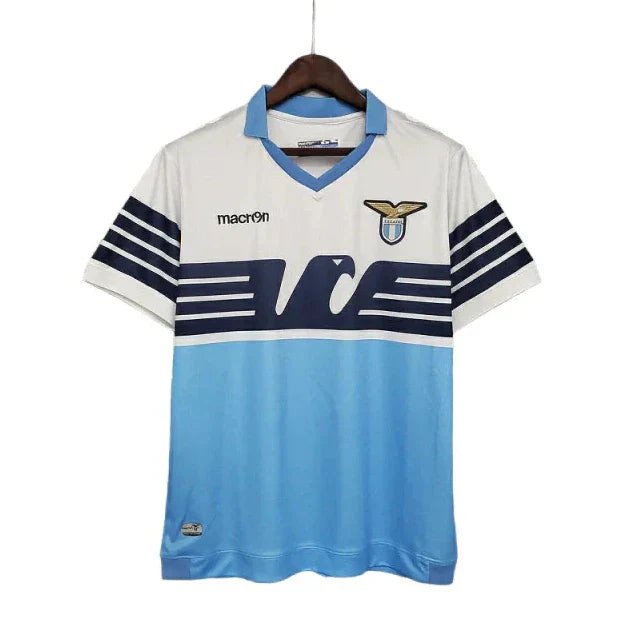 Camisa Retrô Lazio Macron 2018/19 Masculino Branco e Azul