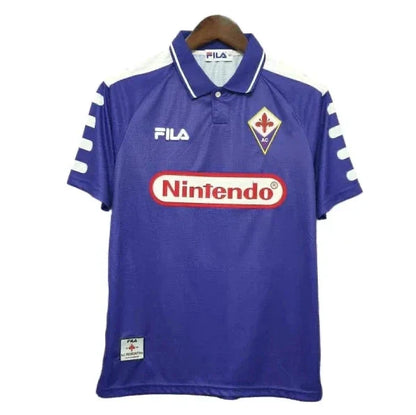 Camisa Retrô Fiorentina I Home Fila 1998/99 Masculino Roxo