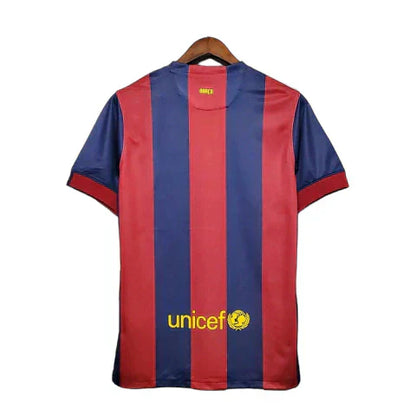 Camisa Retro Barcelona I Home Nike 2014/15 Masculino Azul e Grená 14/15