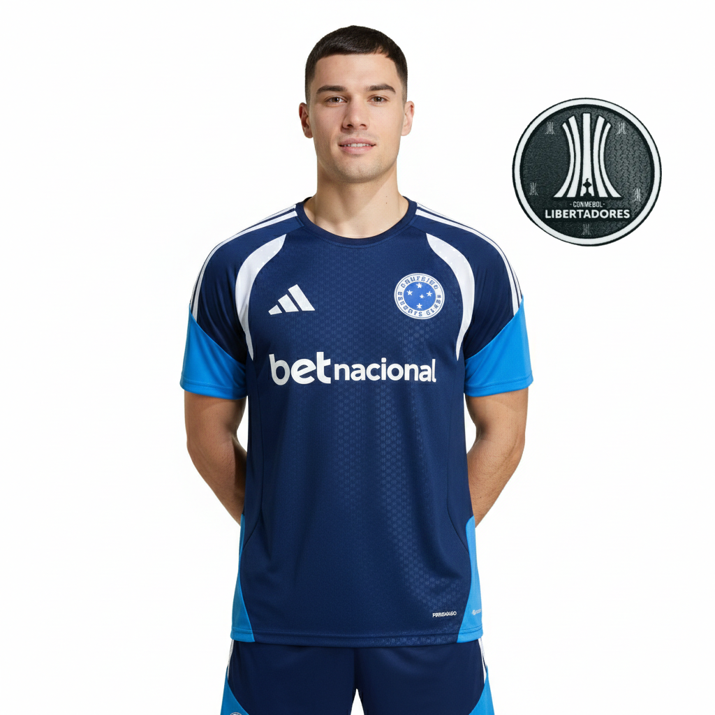 Camisa Cruzeiro de Treino 26/27 - Azul Escuro